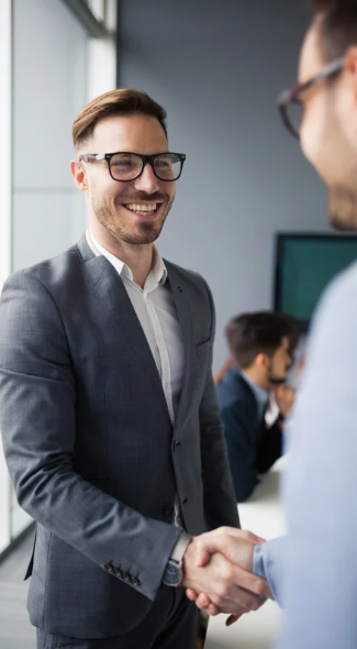 People shaking hands